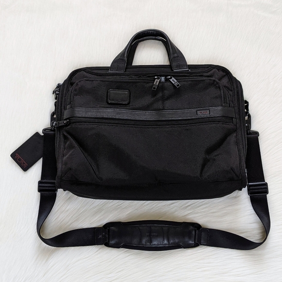 Tumi Bags Tumi Alpha 2 Fxt Tpass Expandable Laptop Brief Bag Black